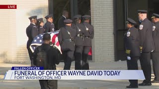 WATCH: Funeral services begin to honor life of DC Officer Wayne David