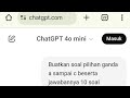 CARA BUAT SOAL PILGAN $ JAWABAN DI CHATGPT