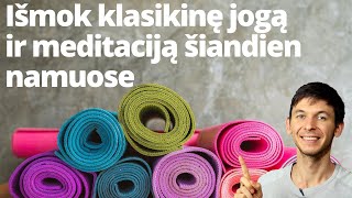 Klasikinė Isha Joga namuose pradedantiesiems ir meditacija, pratimai, išbandyk jau šiandien