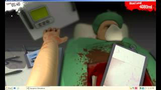 MS1000: Lets Play Surgeon Simulator Part 2:I lost the heart agian!!!