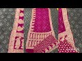 pure banarasi georgette bandhani saree