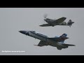 (4K) CF-18 HORNET DEMO UP CLOSE AT RIAT24. Royal Internationsl Air Tattoo 2024. RCAF CANADA