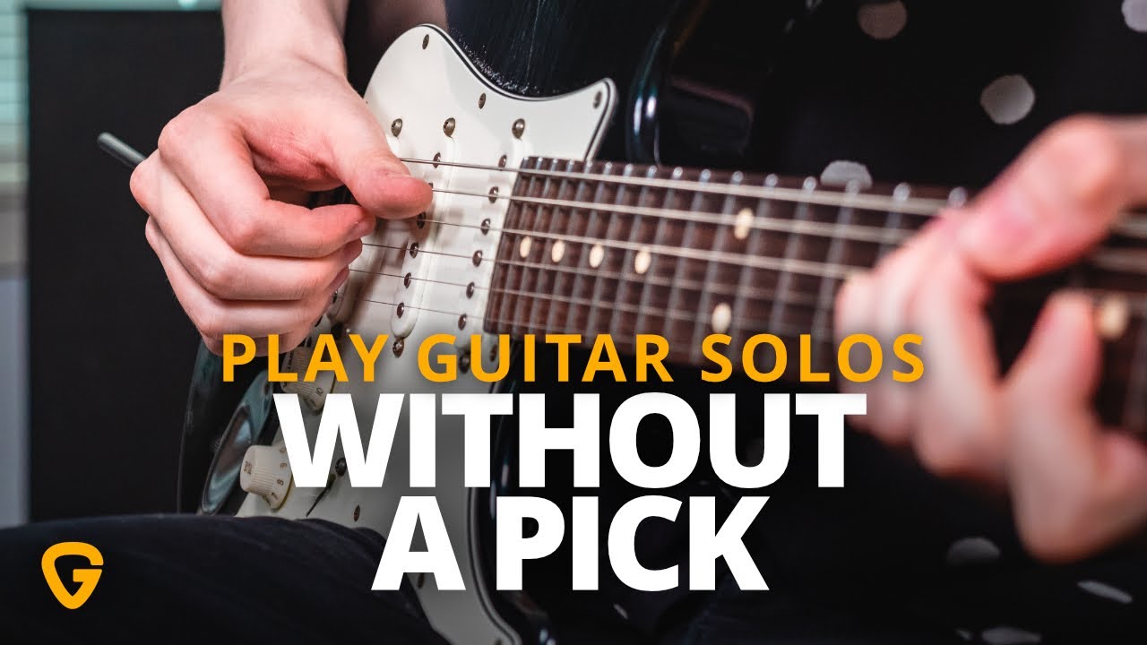 How To Play Guitar Solos WITHOUT A Pick – Beginner Guitar Lesson ...