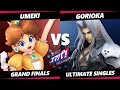 Sumapa 127 GRAND FINALS - Gorioka (Sephiroth) Vs. Umeki (Daisy) Smash Ultimate - SSBU