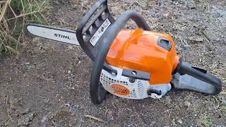 Chainsaw Stihl MS181 2024 Cold Start