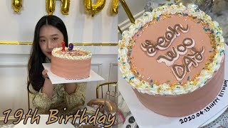 19th Birthday!🎂 열아홉,마지막 10대의 생일 파티 브이로그 | yeonyou연유