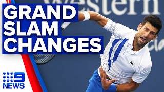 Big on-court changes as US Open tennis begins in New York | 9News Australia