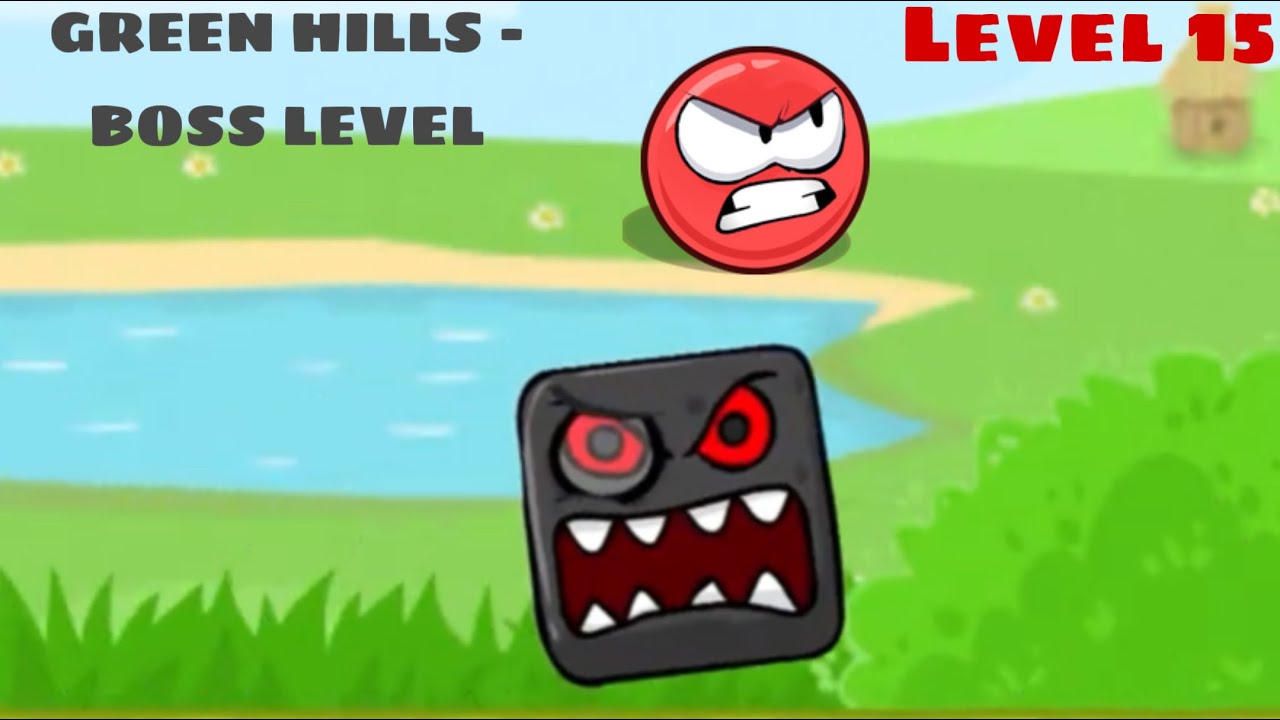 Red Ball 4 - Chapter 1 Green Hills - Level 15 (BOSS LEVEL) Walkthrough ...