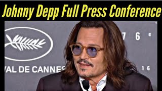 See Johnny Depp Full Press Conference Appearance Cannes 2023 (Full Video)