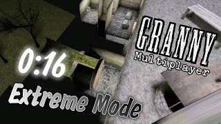 Granny - Extreme Mode (Multiplayer Mod) Any% Sewer Escape In 0:16 (Read Description)