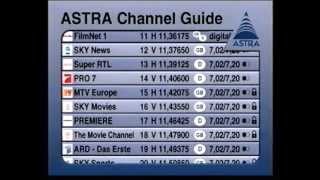 ASTRA Channel Guide 1996