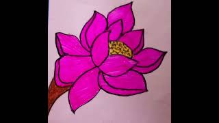 How to make a flowers page disean | Independence day video | Lovely Craft & Art| 15 August