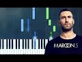 Maroon 5 - "She Will Be Loved" Piano Tutorial - Chords - How To Play - Cover