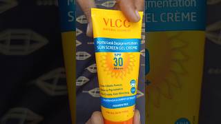 VLCC Sunscreen Gel Cream (tinted matte formula) #short #trending #ytshort #beauty #skincareroutine