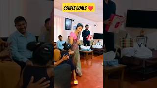 අනේ එයාගේ ලැජ්ජාව 😍|Congratulations දෙන්නාටම ❤️|Couple Goals |#shorts