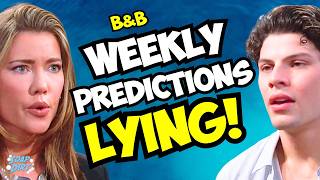 Bold and Beautiful Weekly Predictions: Steffy's SPYING & RJ's LYING! | Soap Dirt