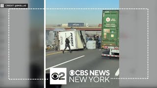 Wild chase on New Jersey Turnpike ends with crash