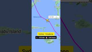 Sydney - Hongkong Flight #a380f #travel #aviation #flight #sydney #hongkong #australia #vlog #shorts