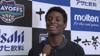 【Wリーグプレーオフ】トヨタ自動車・馬瓜エブリン＃0 試合前日インタビュー【2019年02月】