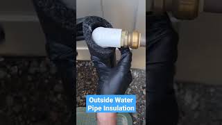 Insulating An Outside Water Pipe