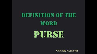 Definition of the word \