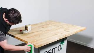 How to Apply Osmo TopOil to a Countertop