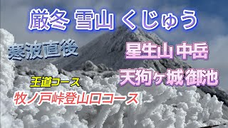 【極寒のくじゅう】寒波直後の雪の降った次の日はくじゅうへ　雪山は見所満載！