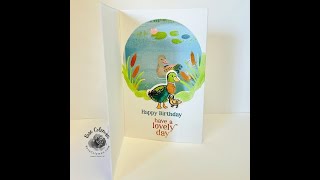 Fun Fold Diorama Card - Charming Duck Pond Bundle   card #5