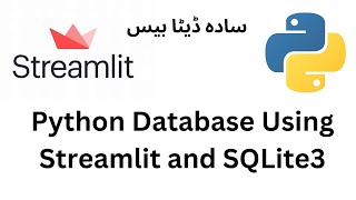 Python Database Using Streamlit and SQLite3 | How to make a database with streamlit and SQLite3.