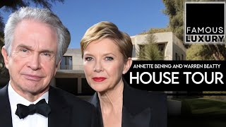 Annette Bening and Warren Beatty's $7 Million Hollywood MANSION | House Tour