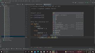 Find HCF in Python ||highest common factor||