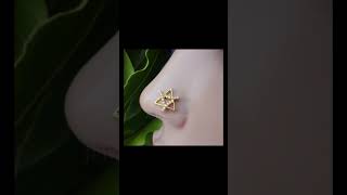 new stylish beautiful nose pin #design #shorts #video #viral