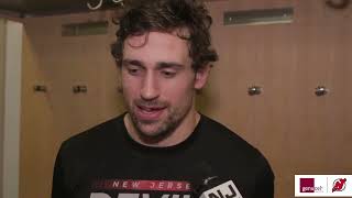 Hear from Nico Hischier, Miles Wood and Lindy Ruff following tonight's 5-3 win over the Rangers.