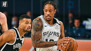Brooklyn Nets vs San Antonio Spurs - Full Game Highlights | July 25, 2020 | 2019-20 NBA Season