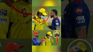 Virat Kohli Heart winning gesture for Crying MS Dhoni after CSK loss against RCB #shorts #viral