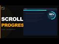 Build a Scroll Progress Bar — Pure JavaScript | @ScratchStart00