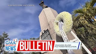 Wreath laying at iba pang aktibidad, isinagawa bilang paggunita... | GMA Integrated News Bulletin