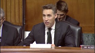 Hawley Sounds Alarm On Safety Concerns Within OpenAI, Presses Witness On AI Development In China