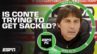 Antonio Conte is CLEARLY trying to get sacked - Ale Moreno | ESPN FC