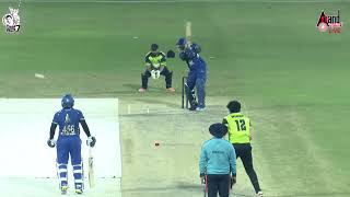 Nirup Bhandari to Ravi Chetan, OUT Run out, Defence at Backward Point, Run Out by Darshan Loki