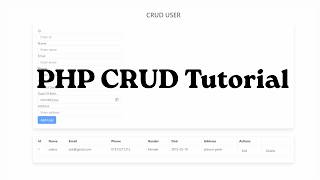 PHP CRUD Tutorial: Create, Read, Update, & Delete Records in MySQL 🚀