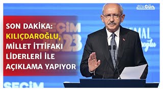 #SONDAKİKA I Kemal Kılıçdaroğlu, Millet İttifakı liderleri ile birlikte açıklama yapıyor