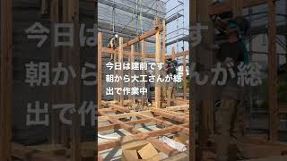 新潟市 新築 建前 プレカット #shorts