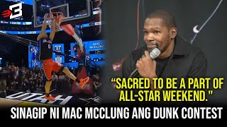 Mac McClung Sinagip Ang Dunk Contest? | Ano Kaya Ang Komento ni Kevin Durant?