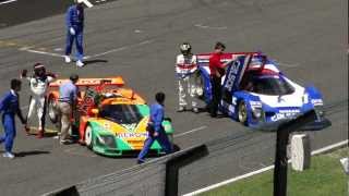 Mazda 787B Nissan R92CP demonstration run