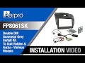 Aerpro FP8061SK – Double Din Install Kit to suit Holden Colorado, Colorado 7; Isuzu D-Max+ & Mu-X