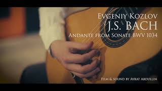 Evgeniy Kozlov - J. S. Bach - Andante from sonata for flute and basso continuo, BWV 1034