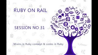 Ruby Programming Tutorial 31 Mixins in Ruby concept & codes in Ruby