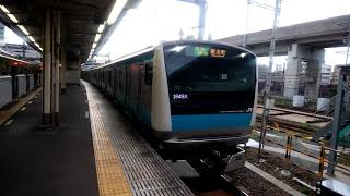 E233系1000番台宮サイ112編成JR京浜東北線各駅停車桜木町行き田端駅発車