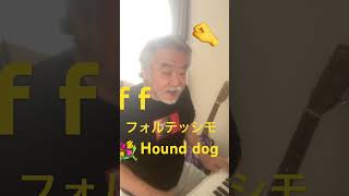 f f フォルテッシモ　歌ってみた。ハウンドドック　hound dog #ff #フォルテッシモ　#ハウンドドック　#歌ってみた #人生初 #懐かしい歌 #懐かしい曲 #色々チャレンジ #piano